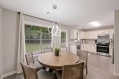 View of Dining area and of kitchen