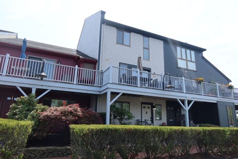 Condo enterance and front  top deck America’s Cup Avenue  gated lot