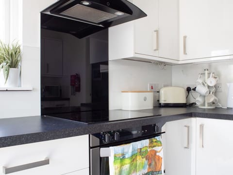 Kitchen, Kitchen Appliance, Countertop, Major Appliance, Interior Design, Home Appliance, Kitchen Stove, Cabinetry, Lighting, Stove