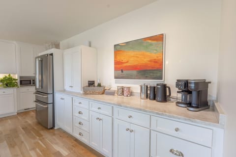 Coffee and tea station with options for everyone's taste!