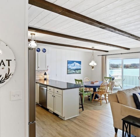 Open concept living room and kitchen