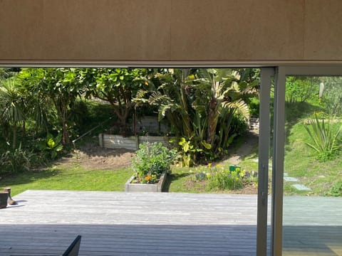 Private Garden space with deck. 