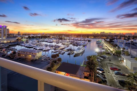 End the day with dazzling marina sunsets just outside.