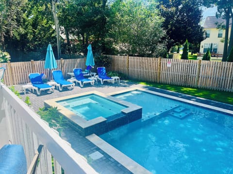 Shared Pool and Spa, heated, and open until early October