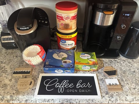 Freshly brewed coffee at home, the perfect start to your day.