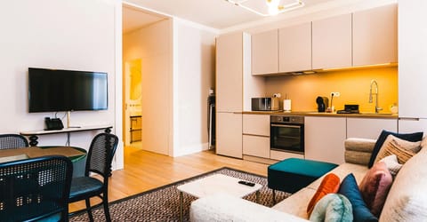 Cook, dine, and relax in a stylish open-plan space.