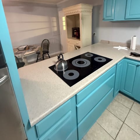 Stove and counter area