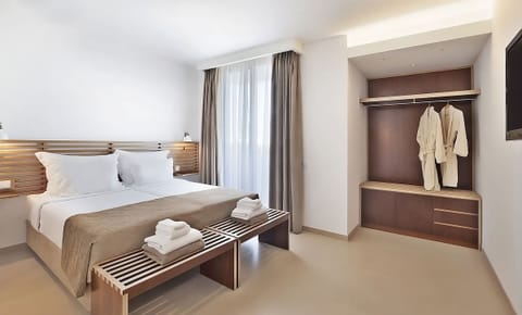 Unwind in a serene suite with generous closet space.