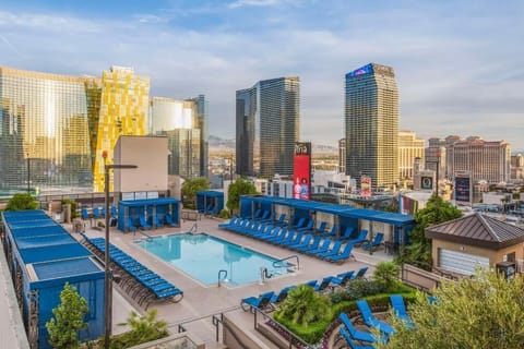 Soak up rooftop energy with sweeping city views.