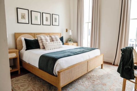 King Bedroom w/ En Suite Bath | 1 of 2 Bedrooms on First Floor