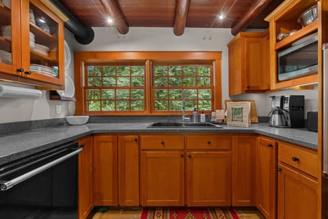 Lookout Log Cabin: Updated kitchen