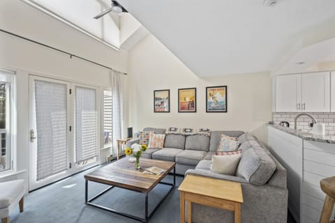 Bright, open-concept living space ideal for family time and cozy nights in.