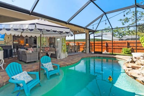 Enjoy peaceful days out by the pool.