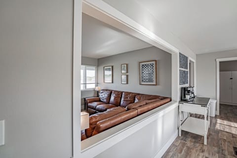 Open View to Living Room from Dining area