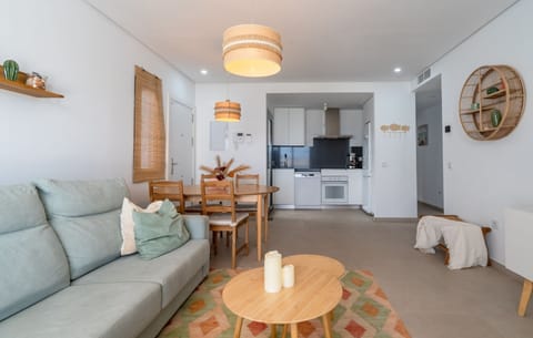 Living, dining area &. kitchen