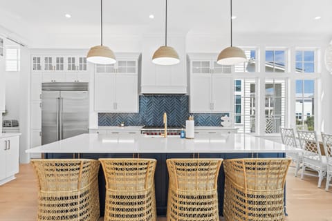 Stylish and modern kitchen.