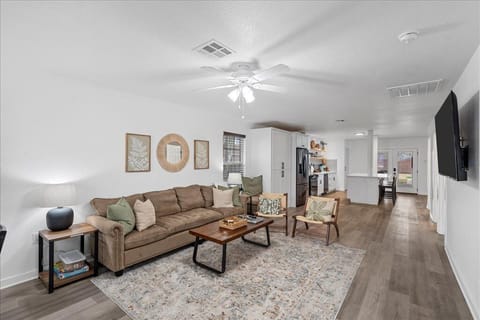 Spacious Great Room and Kitchen for gathering and cooking together.