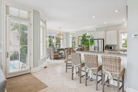 Direct access to the pool and spa right from the living room!