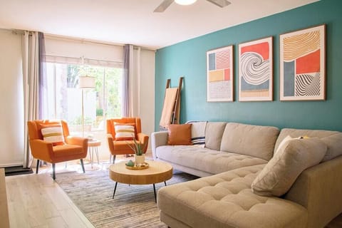 Colorful design to help you relax and feel right at home
