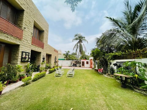 Spacious Lawn area, perfect to host events for upto 100 people