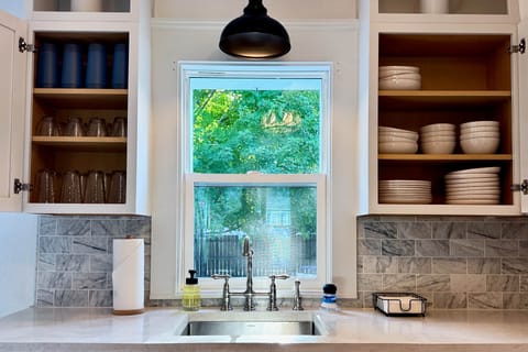 Fully stocked kitchen