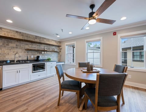 Make mealtime memories together at the dining table, seating 4​