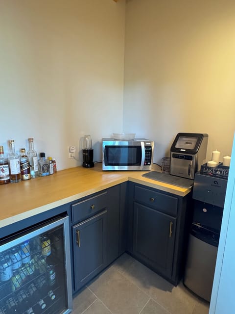 And you’ll also find a blender, ice nugget machine and filtered water cooler