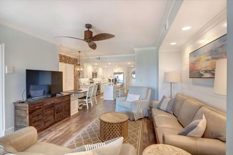 Ocean Pearl - living room with sleeper sofa