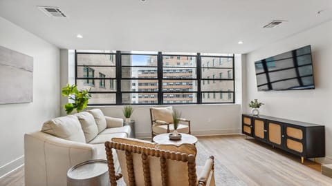 Living Room with City Views!