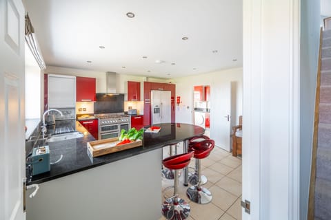 Ground floor: The kitchen is just off the entrance hallway