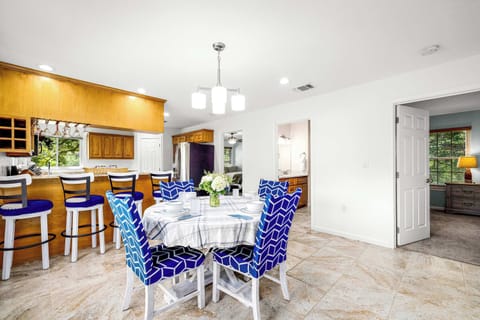 Open dining space with plenty of seating.