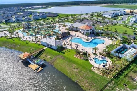 Stunning resort-style pools with waterfront views for ultimate relaxation.