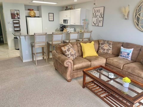 View from balcony into living room, Seaclusion, Innerarity Townhomes, Perdido Key FL