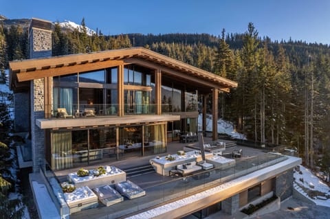 An architectural masterpiece nestled in the mountains