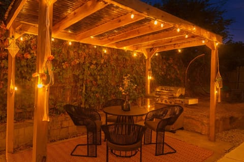 Night light , outside patio covered area