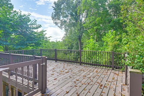 Deck w/ Forested Views