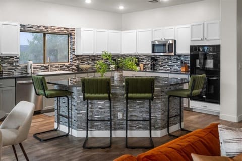 Calling all chefs and snack enthusiasts! Our kitchen is ready for your culinary adventures. Just bring the ingredients (and maybe a sous chef!).