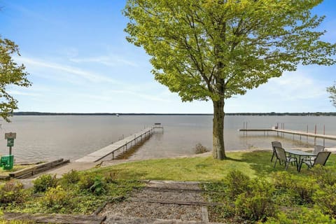 View of lake from walk out slider