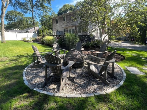 Relax by the fire pit 