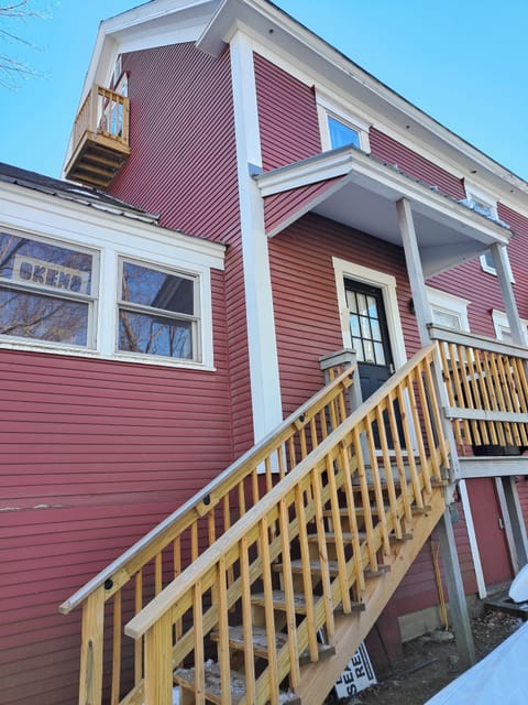 Backyard Entrance, park your car and walk up