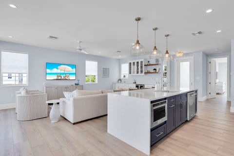 Kitchen and living room