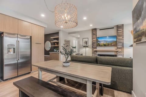 Dinning table with benches for plenty of seating