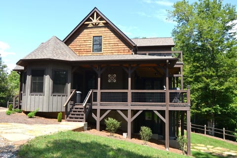 View of Home and Wrap-Around Deck.