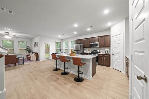 Living Room & Kitchen Area