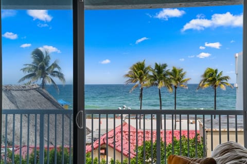 View of beach and Ocean from top floor