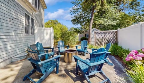 Relax and unwind around the firepit. 