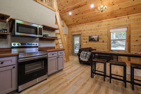 Deer Crossing - View from kitchen of open floor plan