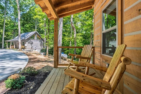 Deer Crossing - Front Porch view looking toward The Bears Den