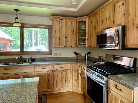 Lots of space in your eat in kitchen