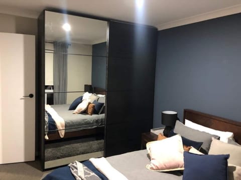 Your master bedroom with lots of storage and a comfy king bed